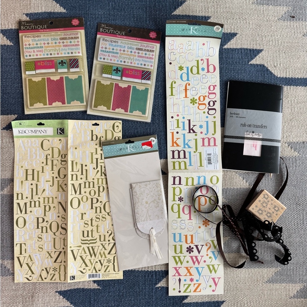 scrapbooking supplies